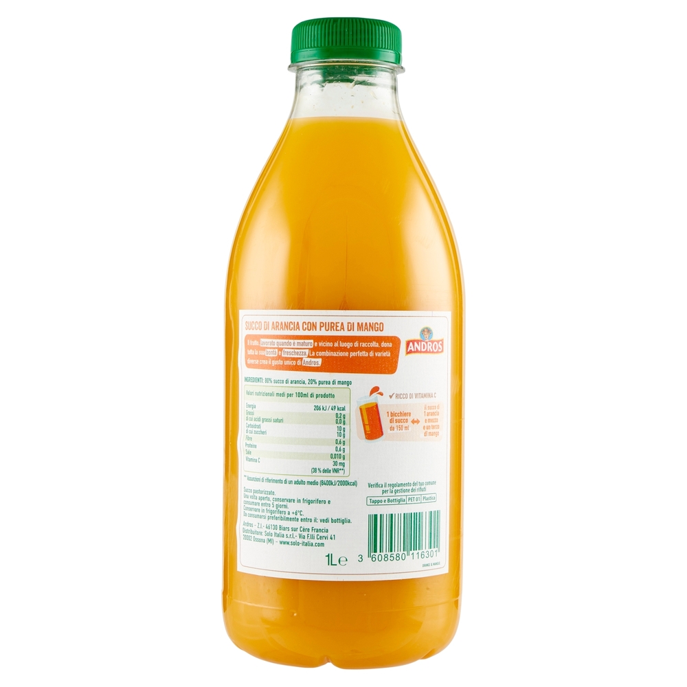 Andros Succo Arancia & Mango 1 L